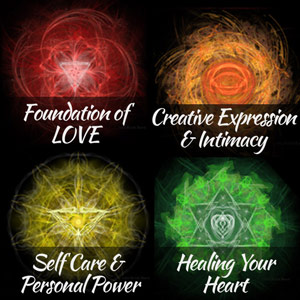 Kristis healing art for lower 4 chakras